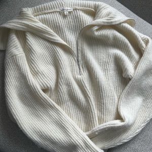 For love and lemons zipper sweater; size small